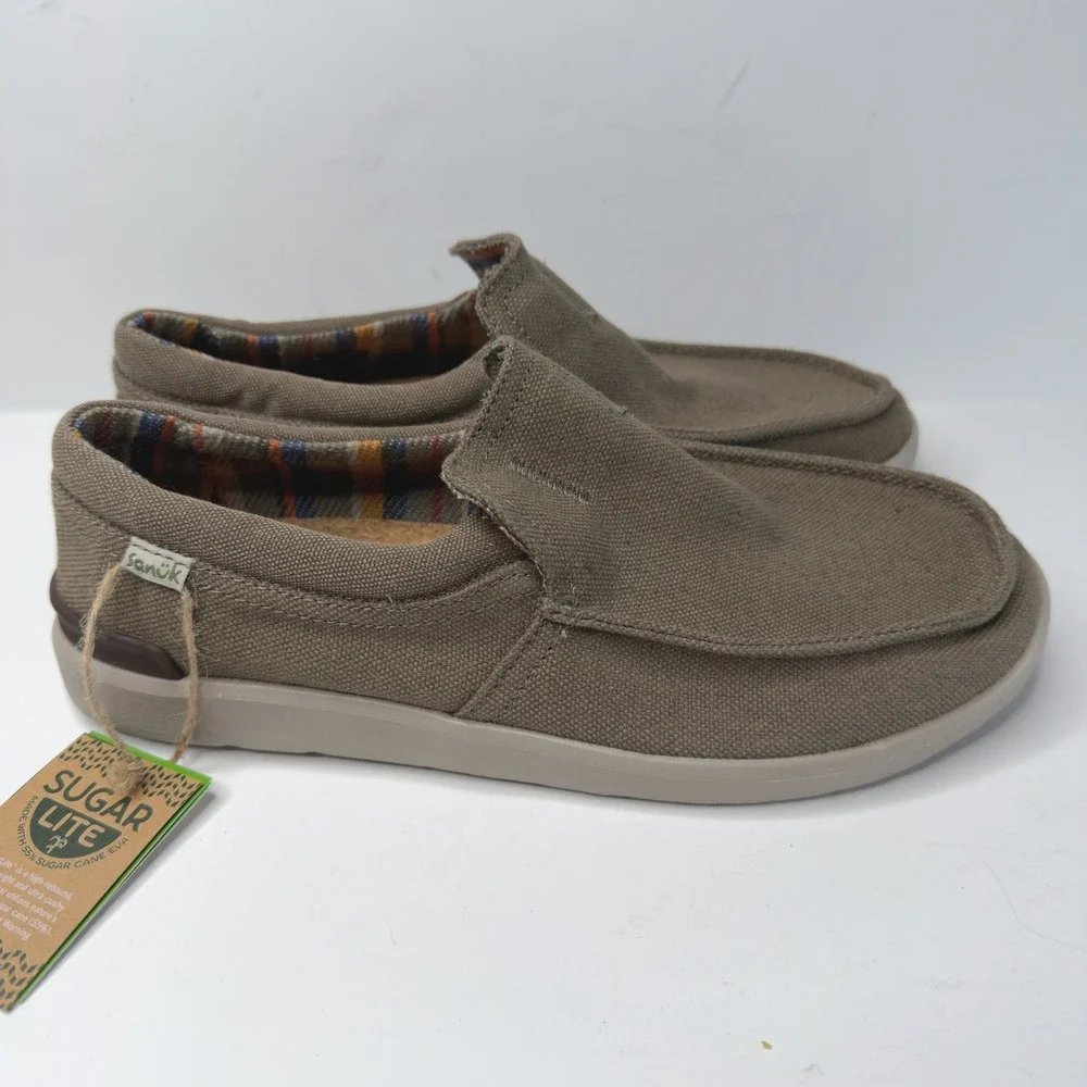 Sidewalk‎ Surfer Lite 2 SL Men's Comfort Loafers Size 8.5 Brown NWT